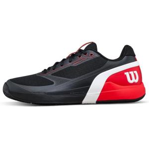 image:imageWILSON Mens Rush Pro 5 Tennis ShoesBlackInfraredWhite