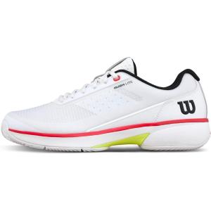 image:imageWilson Mens Rush Lite 5 Clay Mens Tennis ShoesWhiteBlackInfrared