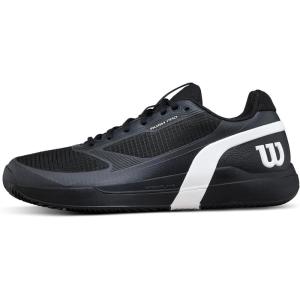 image:imageWilson Mens Rush Pro 5 Clay Mens Tennis ShoesBlackWhiteStormy Weather