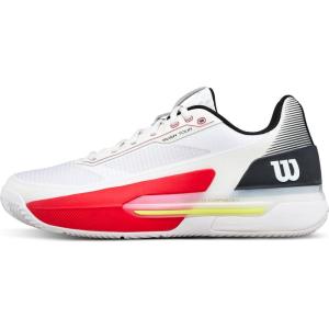 image:imageWilson Mens Rush Tour 5 Clay Mens Tennis ShoesWhiteBlackInfrared