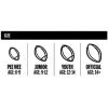 image:imageWilson NFL Mini Autograph Football  Mini BrownWhiteMini Pack of 4