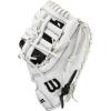 image:imageWILSON 2024 A1000 1620 125 Fastpitch Softball First Base Mitt  BlackWhiteSilverLeft Hand Throw