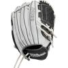 image:imageWILSON 2024 A1000 P12 12 Pitchers Fastpitch Softball Glove  WhiteGreyLeft Hand Throw