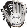 image:imageWilson 2022 A1000 T125 125 Fastpitch Outfield Glove  Right Hand Throw WhiteBlackMetallic Gold