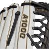 image:imageWilson 2022 A1000 T125 125 Fastpitch Outfield Glove  Right Hand Throw WhiteBlackMetallic Gold