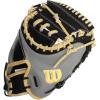 image:imageWilson A2000 Catchers Mitts  33 335 and 34GreyBlackBlonde