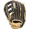 image:imageWilson A2000 Outfield Baseball Gloves  1225 125 and 1275BlackBlonde