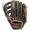 image:imageWilson A2000 Outfield Baseball Gloves  1225 125 and 1275BlackSaddle Tan