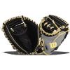 image:imageWilson A2000 Catchers Mitts  33 335 and 34GreyBlackBlonde