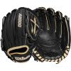 image:imageWilson A2000 Pitchers Baseball GlovesBlackSaddle Tan