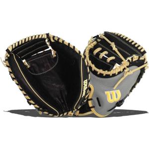 image:imageWilson A2000 Catchers MittsGreyBlackBlonde