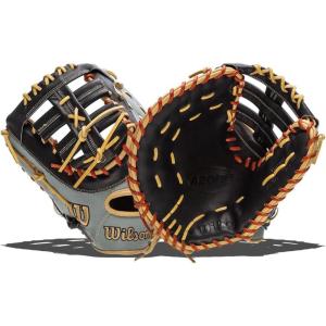 image:imageWilson A2000 First Base Baseball MittsGreyBlack