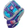 image:imageWilson Spring 2026 A2K Baseball GlovesGreyPurpleTropical BlueX