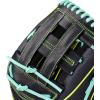 image:imageWilson 2026 A2000 1750SS 125 Outfield Baseball GloveBlackOptic YellowSeafoam