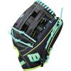 image:imageWilson 2026 A2000 1750SS 125 Outfield Baseball GloveBlackOptic YellowSeafoam