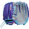 image:imageWilson 2026 A2000 T125 125 Outfield Fastpitch Softball GlovePurpleGreySky Blue