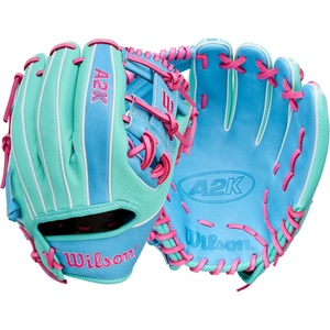 image:imageWilson Summer 2026 A2K 1786 115 Infield Baseball GloveSeafoamPlum