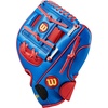 image:imageWilson  A200  Youth TBall amp Baseball Glove  Mitt  Sizes 9  10  Right  Left Hand Throw  Multiple StylesRoyalRedYellow