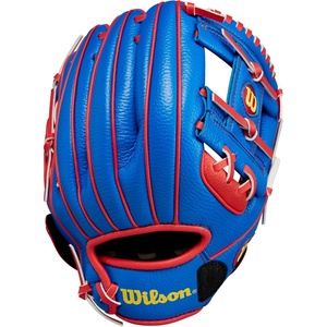image:imageWilson  A200  Youth TBall amp Baseball Glove  Mitt  Sizes 9  10  Right  Left Hand Throw  Multiple StylesRoyalRedYellow