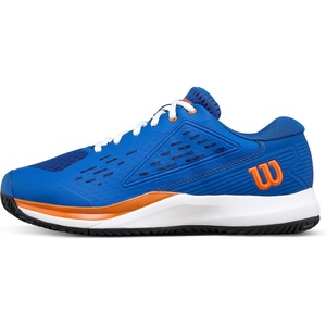 image:imageWILSON Rush Pro Ace Junior Big KidDeja Vu BlueOrange TigerWhite