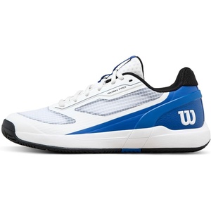 image:imageWilson Kids Rush Pro 5 Junior Tennis ShoesWhiteDeja Vu BlueSafety Yellow