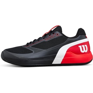 image:imageWILSON Mens Rush Pro 5 Padel ShoesBlackInfraredWhite
