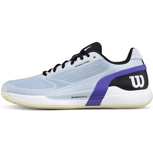 image:imageWILSON Mens Rush Pro 5 Padel ShoesGray DawnBlackTender Yellow